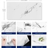 FunStick 30x60cm Carrara Marble Peel and Stick Floor Tile White