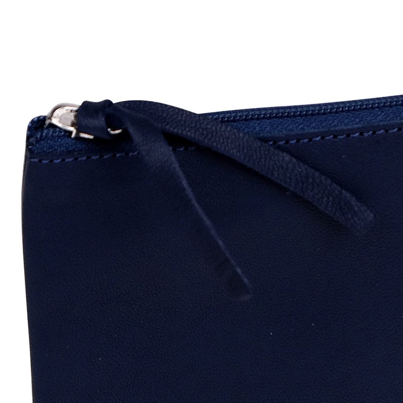 Clairefontaine - Ref 410167C - Coloured Leather Flat Pencil Case