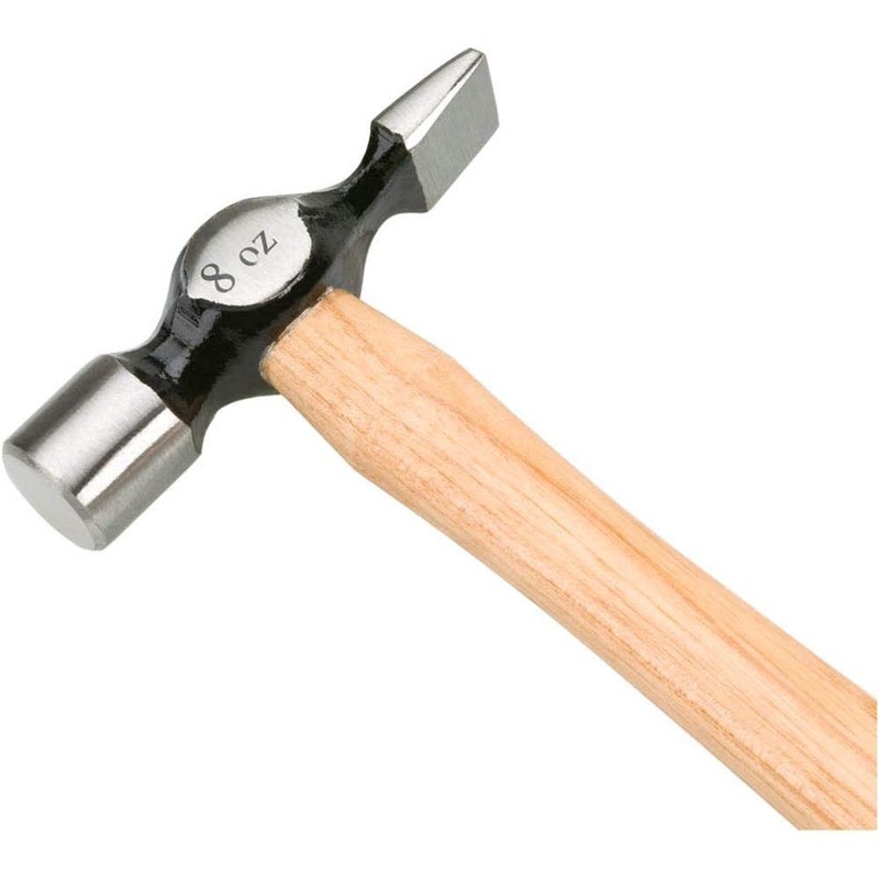 Woodstock D2671 8-Ounce Cross Peen Hammer-Hickory
