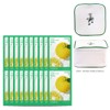 Innisfree Energy Mask Yuzu 20 sheets + Play Green Cosmetic Pouch (Green) / 이니스프리 에너지 마스크 유자 20매+플레이그린 화장품 파우치 (그린)