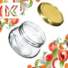KADAX Small Mason Jars 300 ml, Miniature Jars for Honey