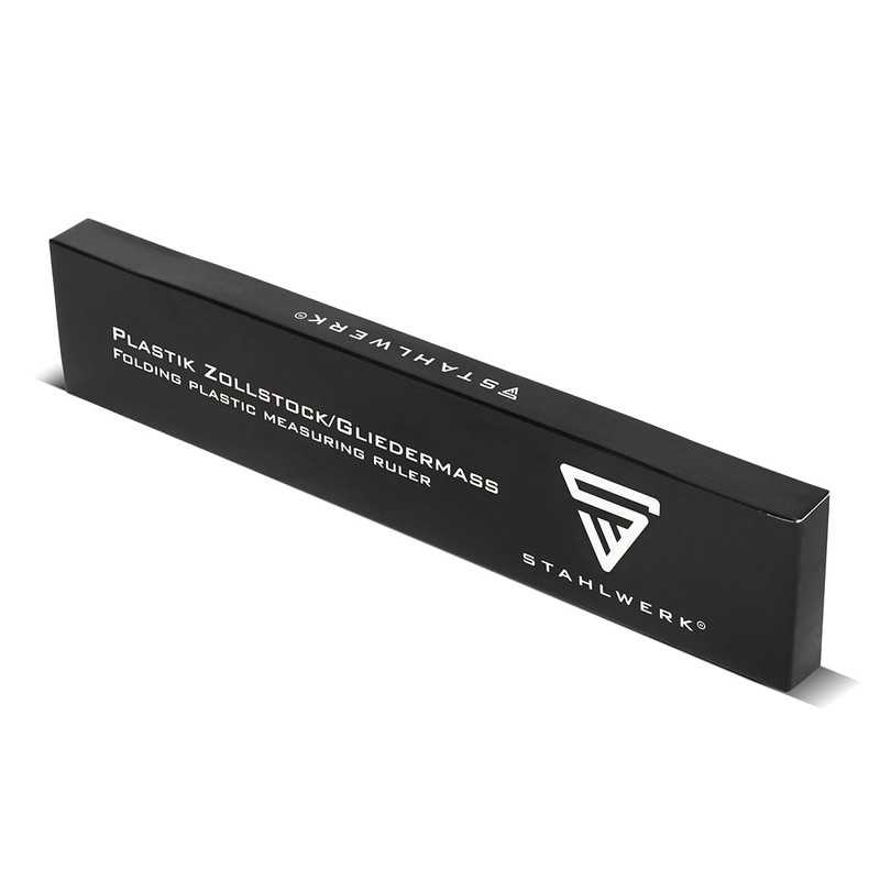 STAHLWERK Ruler Set of 3 3 Metres Precise Plastic Folding