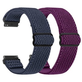 TumpCez Elastic Nylon Watch Band Strap 16mm 18mm 19mm 20mm 22mm 24mm Watch Band Stretch Quick Release Adjustable Watch Replacement Strap