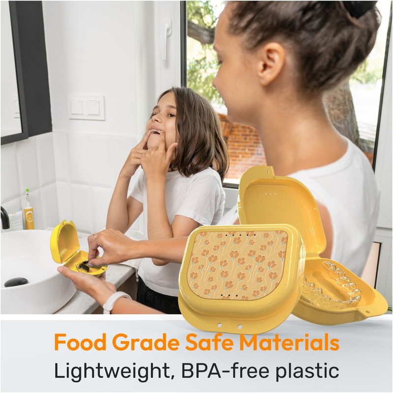 Retainer Cases Cute, Retainer Holder Case, 1 Pack, Aligner Case