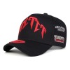 Gorra De Béisbol Unisex Con Letras Bordadas Ajustable . Negro 56-60cm