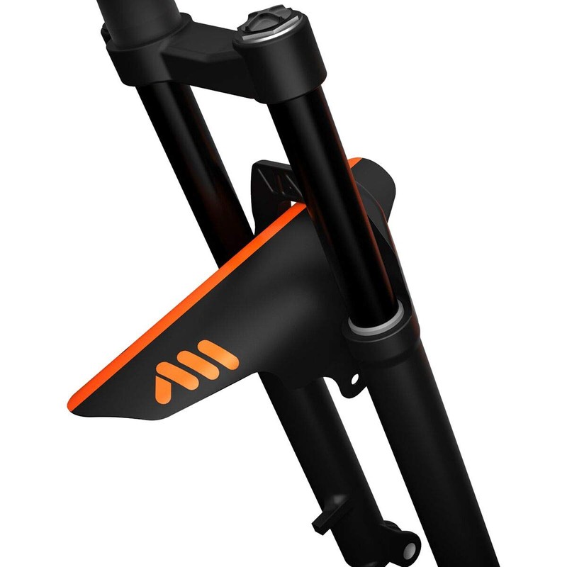 All Mountain Style Unisex Ams Mudguard, Orange/Black, Medium