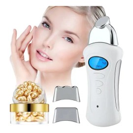 Galvánica Facial Microcorriente Reafirmante 3 Cabezales Todo Tipo De Piel Día/noche