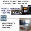 DOT 4x6 LED Sealed Beam Rectangular Headlight Replace H4651 H4652
