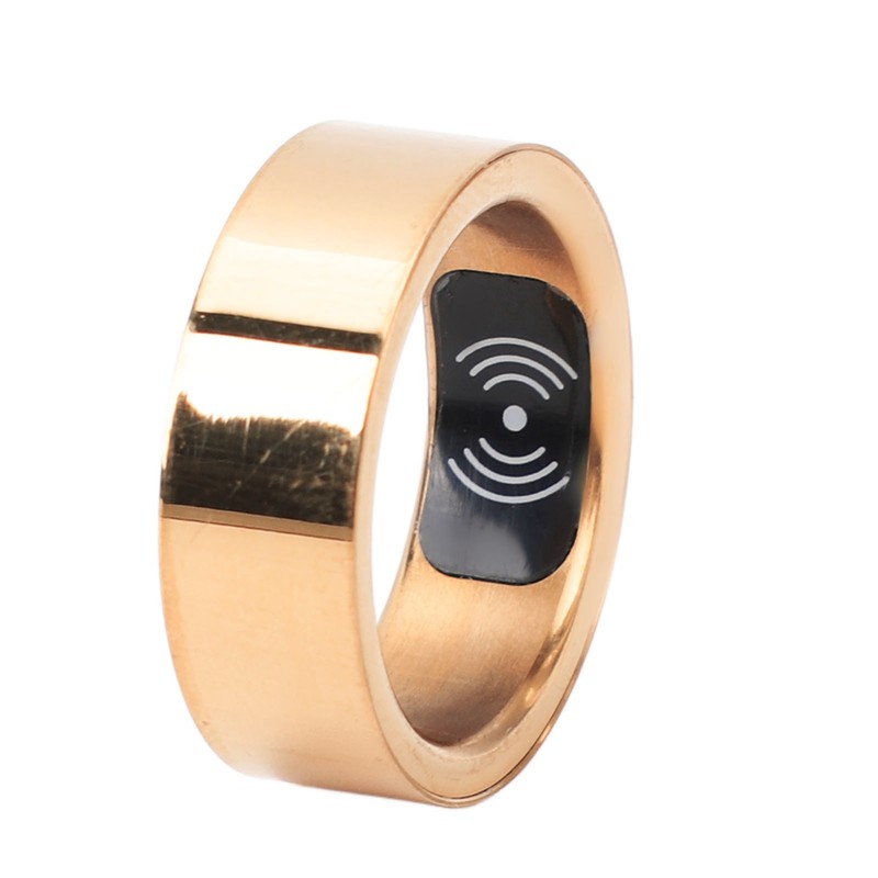 Bluetooth 5.0 Smart Health Ring IP68 Waterproof Stainless Steel Multifunctional