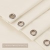 CAROMIO Hotel Quality 100% Waterproof Fabric Shower Curtain Liner with