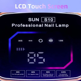 Limegirl Best Cordless Nail Lamp for Gel X Professional LED UV Curing Polish, Fast Dryer