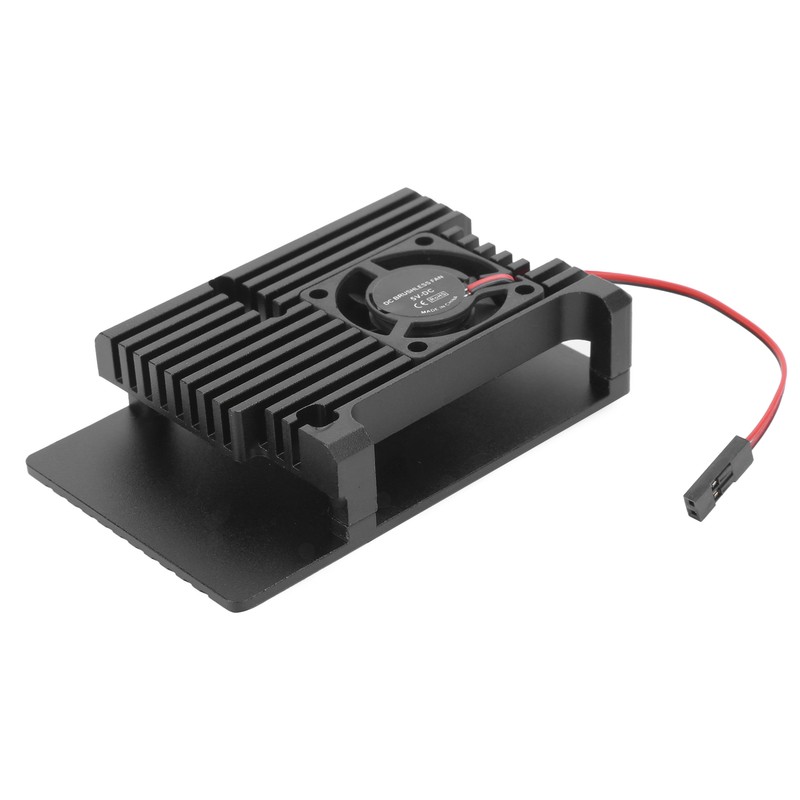 Single Fan Heat Sink CNC Protective Cover for Raspberry Pi