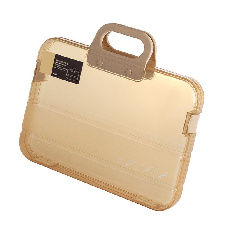 Clear Document Case Multipurpose Large Capacity Dustproof Waterproof A4 File