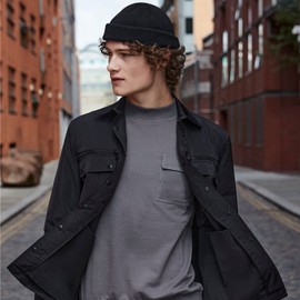 Beechfield B43R Recycled Mini Fisherman Beanie - Sustainable and Stylish Hat - Black