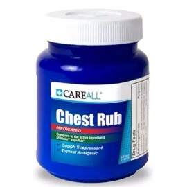 CareAll Lot Of 4 Vaporizing Chest Rub Nasal Decongestant Cough Suppressant 4 OZ