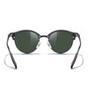 MERRY'S Round Polarized Sunglasses for Women Men Classic Retro Half