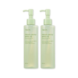 plant kingdom Botanara Young Green Tea Cleansing Oil Moisturizing Soothing Cleansing Oil 200ml x 2 / 식물나라 어린녹차 클렌징오일 수분진정 클렌징오일 200ml 2개