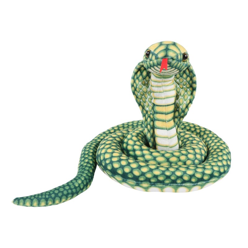 Plush Snake Plush Vivid Home Decoration PP (Green)