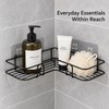 Wall Mounted Corner Shower Shelf for Bathroom Storage – Single-Tier