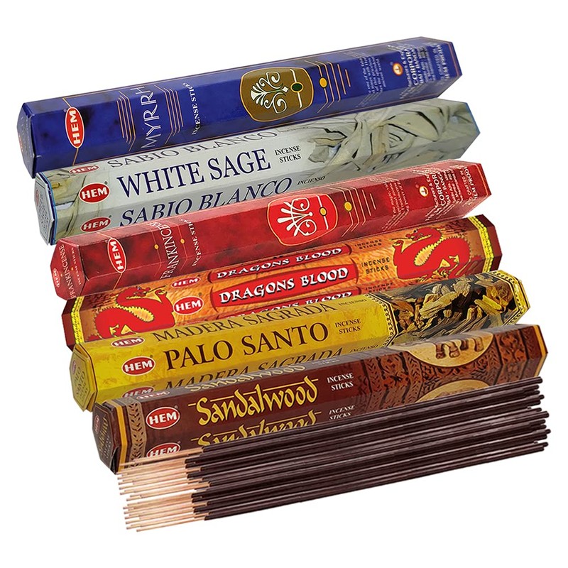 Hem Incense Sticks Variety Pack #31 and Incense Stick Holder