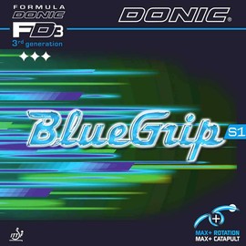 Donic Bluegrip S1 Table Tennis Rubber (2.0mm, Red)