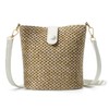 Syrads Straw Cross-Body Bag for Women Summer Straw Crossbody Bag