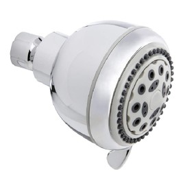 Plumb Pak K701CP Stylewise 5 Function Shower Head, 3.35", Polished Chrome Finish
