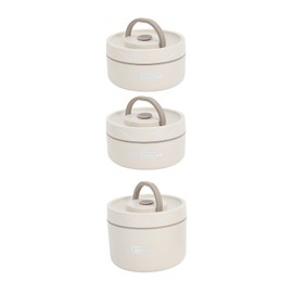 Adult Lunch Box, Portable Insulated Lunch Containers Set, Stackable Stainless Steel Lunch Boxes with Thermal Lunch Bag Soup Bowl, Leakproof Food Container for Microwaveable (3 Box)