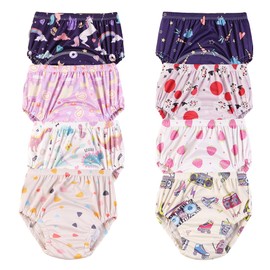 DUDUFUN 8-Pack Baby Toddler Potty Tracksuit Pants Trainer Pants for Boys and Girls 3-4 Years