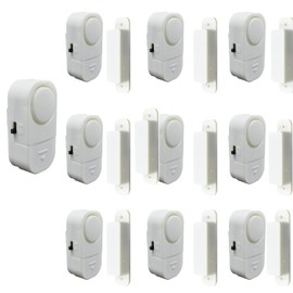 10 Pack Home Security Door Alarms for Kids Safety,Simply Safe Alarm System for Home,Door Sensor Alarm System for Home Security,Door Window Alarm Sensors Garage Prevent Robbery Alarm Sensor