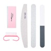 Herramienta de manicura, 5pcs/Set Limas de uñas Cepillo de polvo