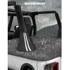 JOYTUTUS Tonneau Cover for Wrangler JK 2 Doors, Cargo Trunk