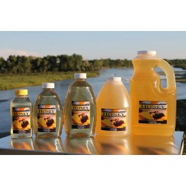 Prairie River Honey Farm Raw Honey Pure Natural Nebraska Honey One 12LB Gallon Jug