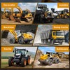 BYPARTSJC 44 Pcs Equipment Keys Master Set,Construction Machinery Key for