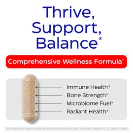 Enzymedica Vitamin D3 K2, 5000 IU Vegan D3 + 90 mcg MK-7, Plant-Based Supplement with Shiitake Mushroom & Prebiotic Fiber for Bone & Immune Support, 30 Capsules