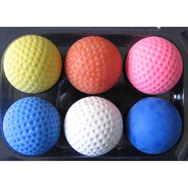 Golfas Pro Set Mini Golf Balls: 6 x Mini Golf