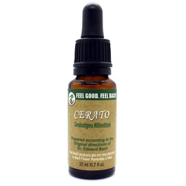 Feel Bach! Flower Essence Dropper Cerato, 20ml, 0.7 Fl Oz