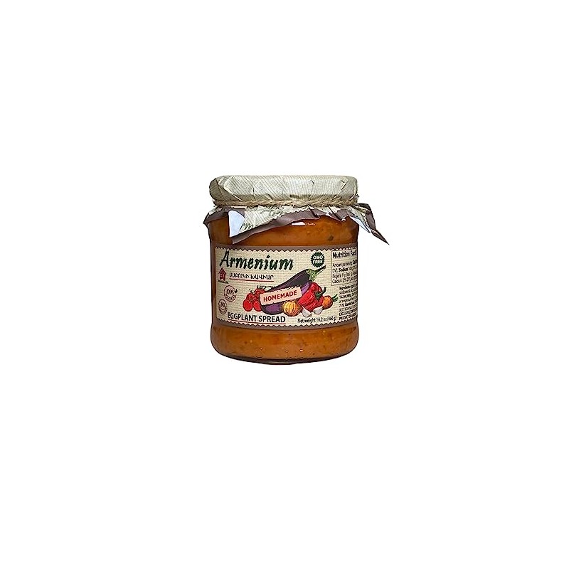 Armenian Homemade Eggplant Spread 100% Natural, No Preservatives from Armenia