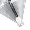 Honey Syrup Dispenser with Stand Multipurpose Honey Jar Clear Glass