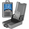 Sworker 8Pcs Carbide Burr Set 1/4 Shank w/Grey Box Max