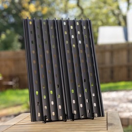 GrillGrate - Universal Gift Set - 13.75" Grate Set, 13.75" Griddle, Grate Tongs - The Ultimate Gift for The Avid Griller - Gifts for Grillers