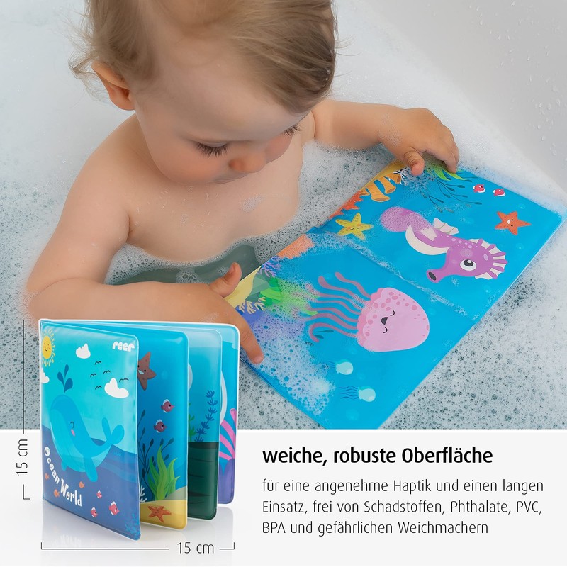 reer MyHappyBath Book - Magic Bath Book with Colour Changing