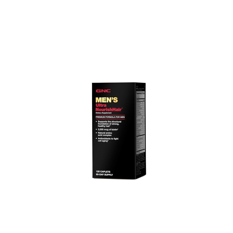 GNC Men's Ultra Nourish Hair Supplement for Men | Supports
