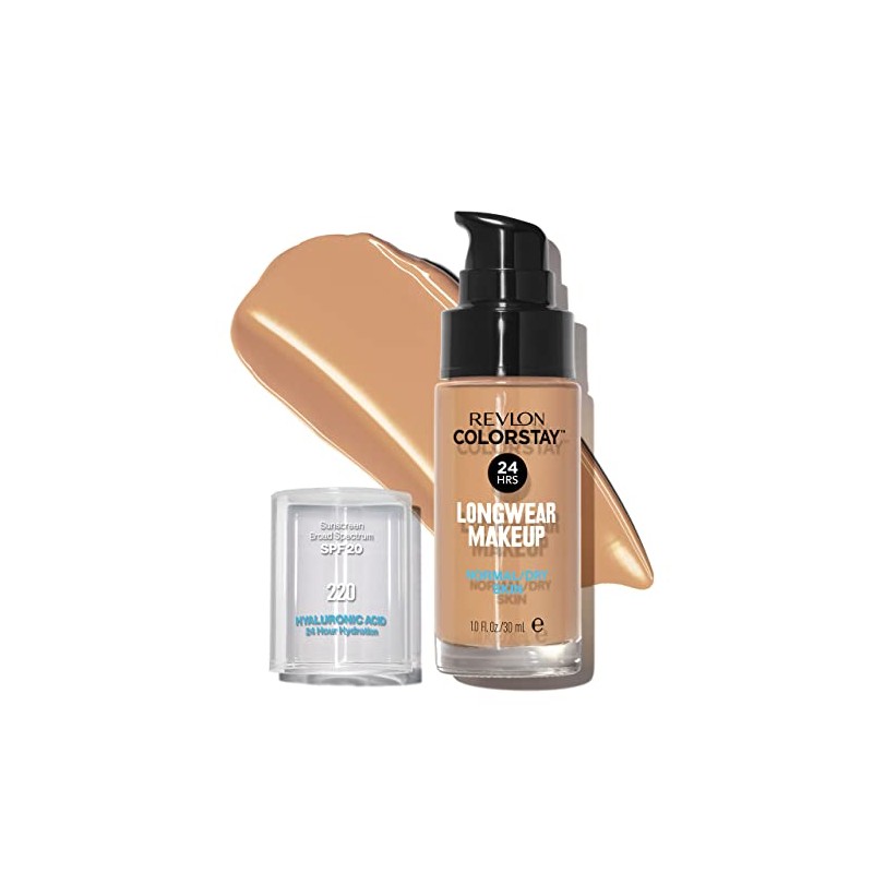 Revlon Base de Maquillaje ColorStay Make Up Cutis Normal/Seco, Natural