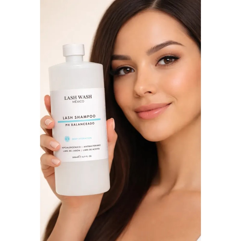 Lash Shampoo 500ml Hipoalergénico Con Manzanilla
