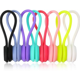 SZSL Cable Clip, Strong Magnet, Cable Organization, Storage, Fastening, Binding, Winding, Tightening, Loss Prevention, Convenient Goods, Multi-Purpose, Cleaning, Storage, 8 Pieces