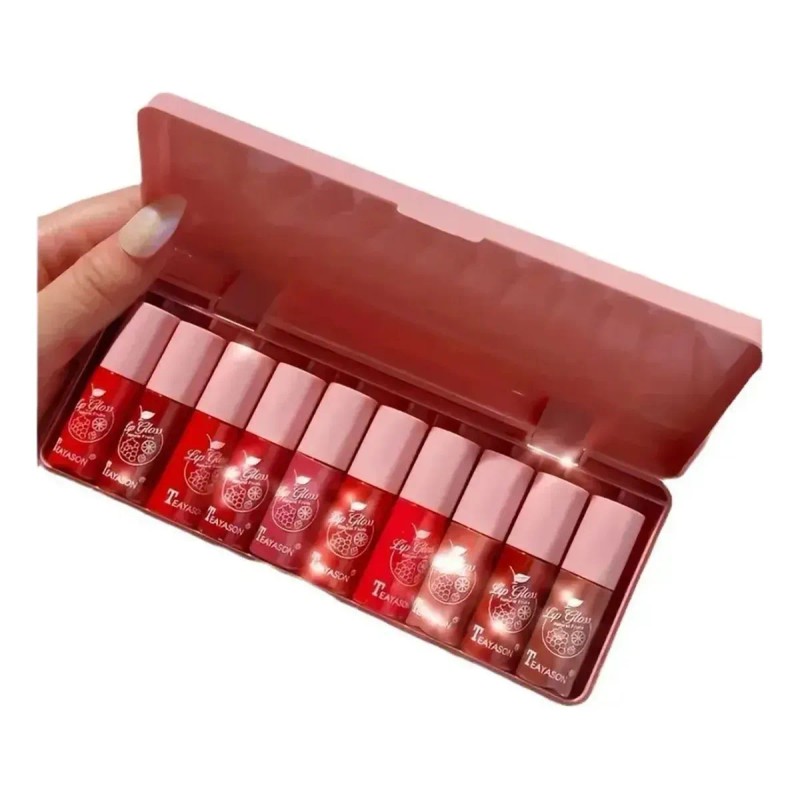Set De 10 Brillos De Labios Y Pintalabios -a