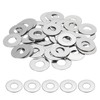 sourcing map M10 Flat Washer for Screw, 60Pcs Metal Washers