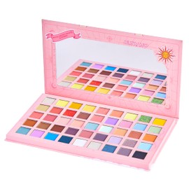 Paleta de Sombras de Ojos de 45 Colores con Espejo - Kit Paleta de Maquillaje de Mate Brillante, Sombras de Maquillaje de Alta Pigmentación           