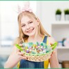 100pcs Easter Mini Eggs Decorations for Kids Easter Day,Artificial Bird